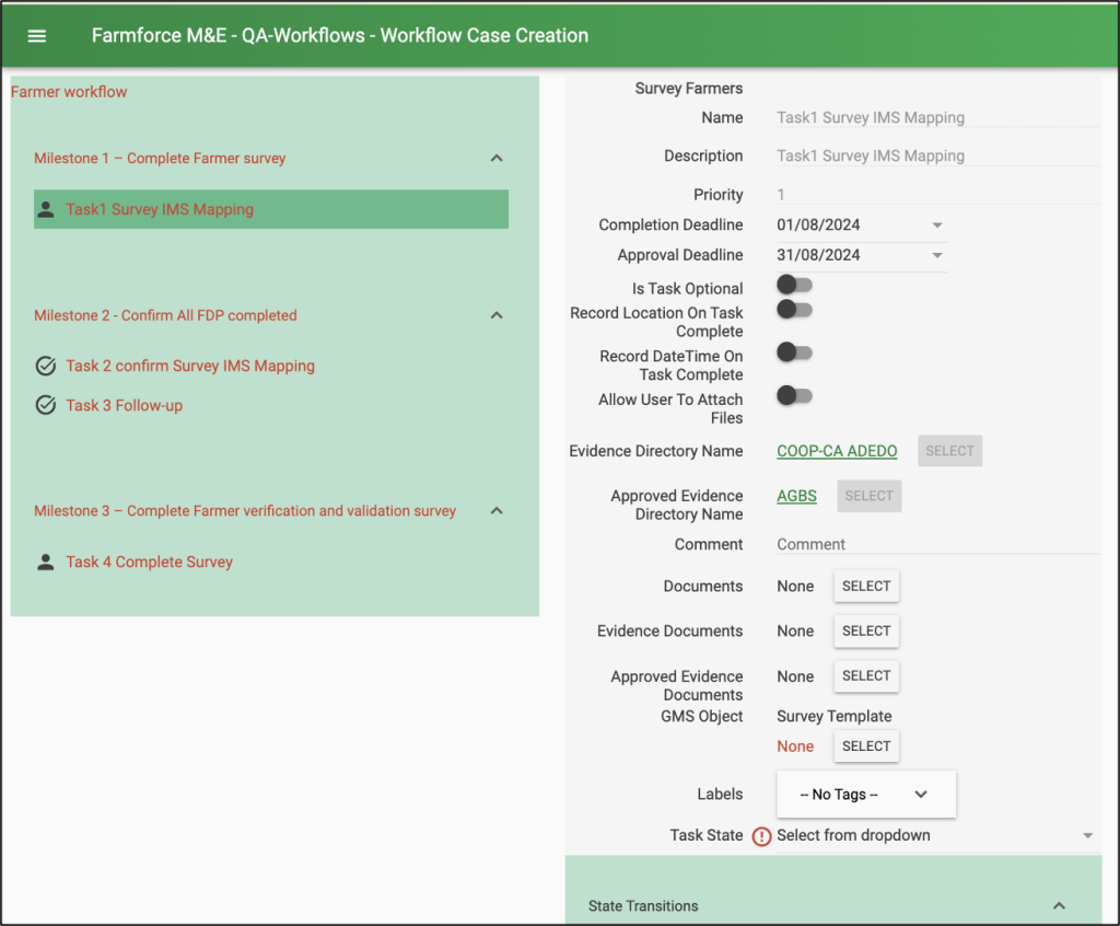 Case Management - Link Survey